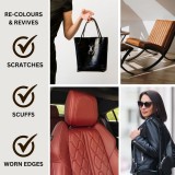Leather Colour Restorer - Easy Wipe On Coloured Revivers